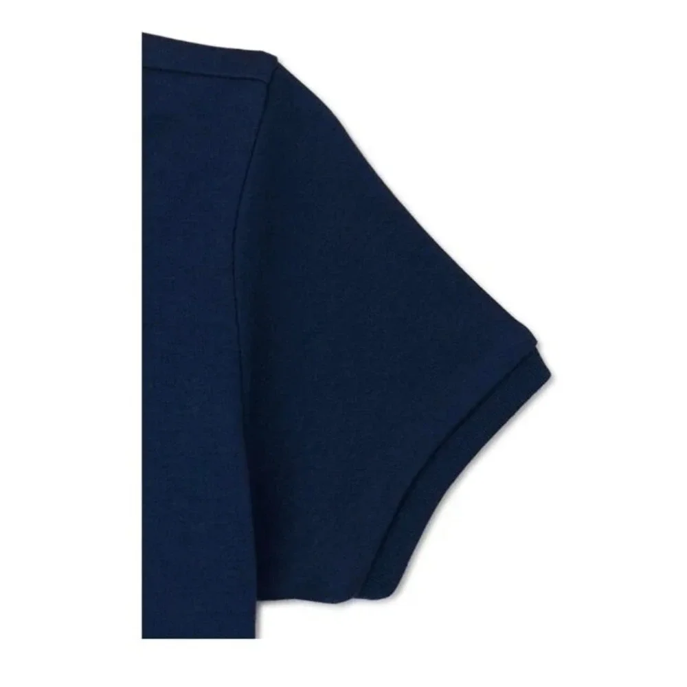 Wonder Nation Girls Polo Shirt Size XL (14-16) Plus Navy School Uniform Cotton
